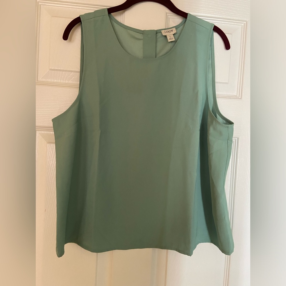 J crew factory shell with button detail